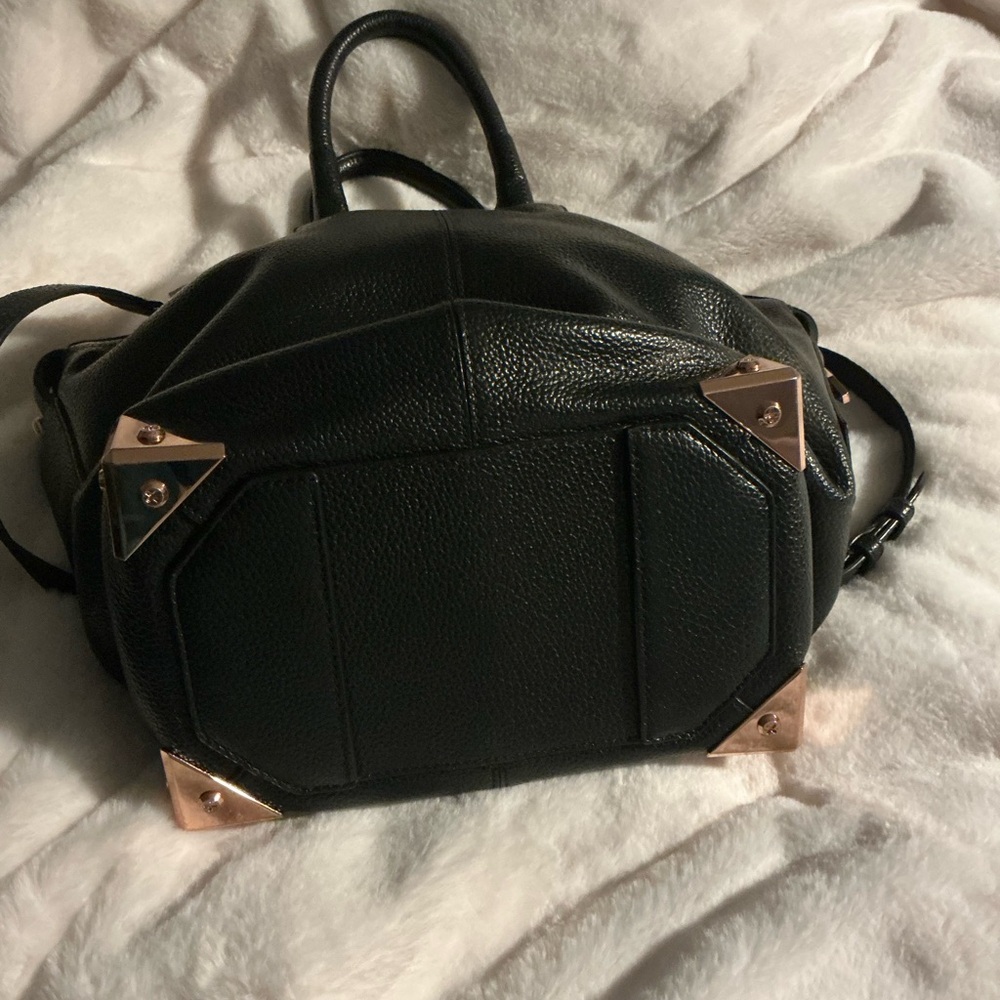 Alexander Wang Large Emile Black Leather Shoulder Bag - Picture 3 of 6